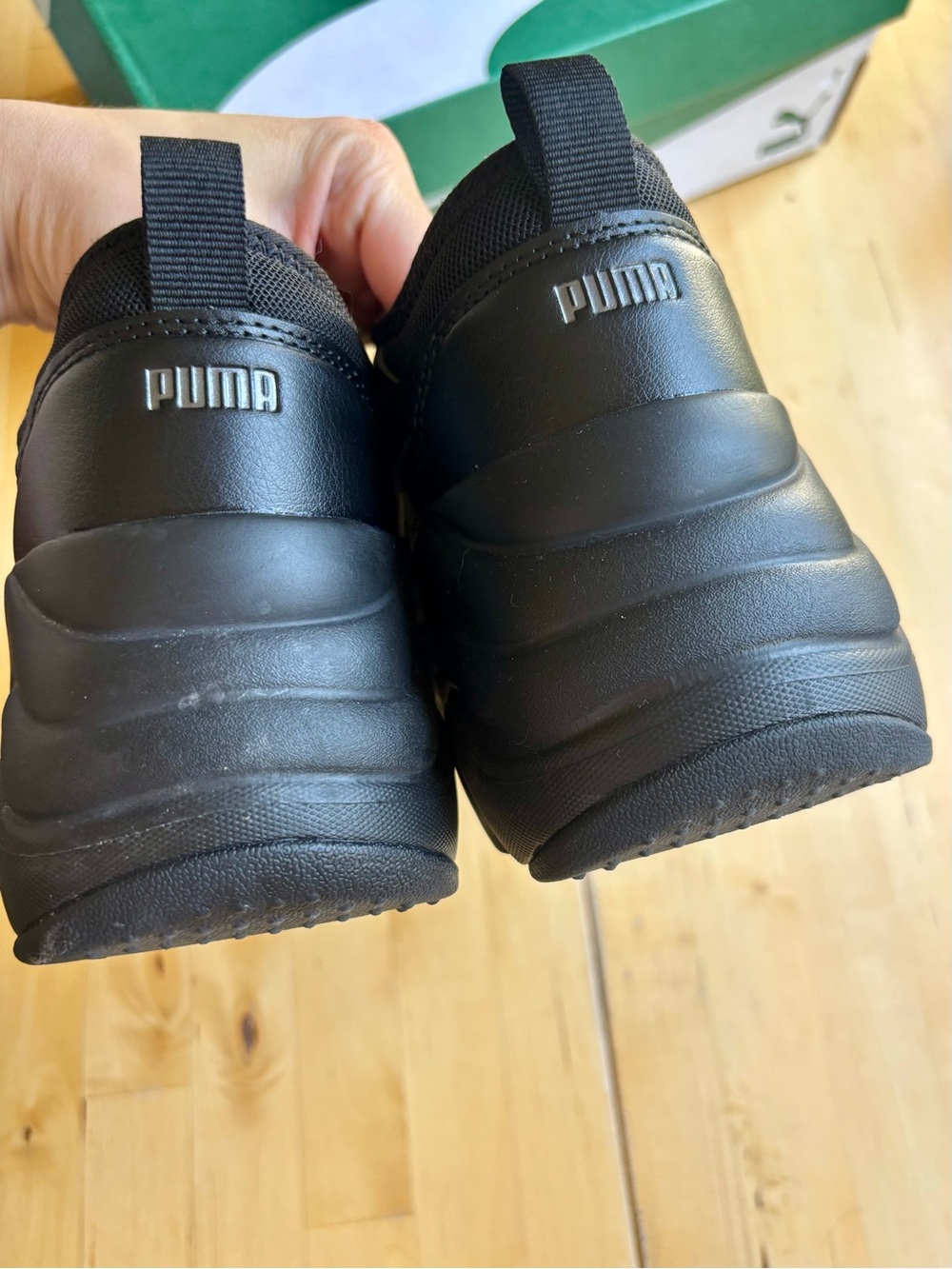 Puma Pulsar Wedge Platform Mary Jane Sandals Size 7.5 / 38 (runs small/narrow) - Picture 4 of 6